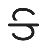 Text Strikethrough SVG Icon